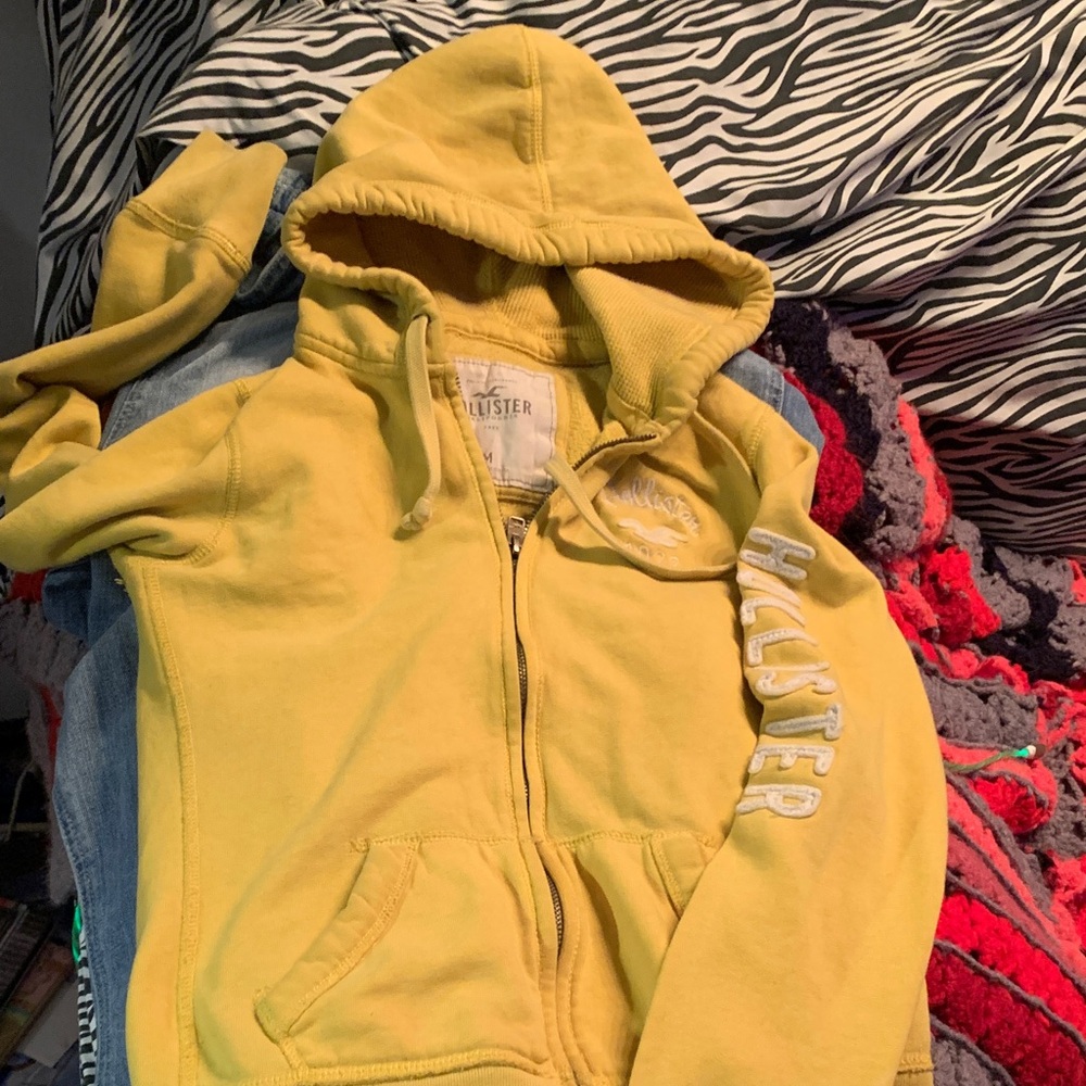 Vintage Hollister Kids Mustard Hoodie